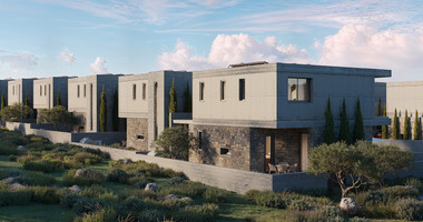 Modern Luxury three bedroom Villas for Sale in Geroskipou, Paphos – Sustainable Gated Community with Private Pool