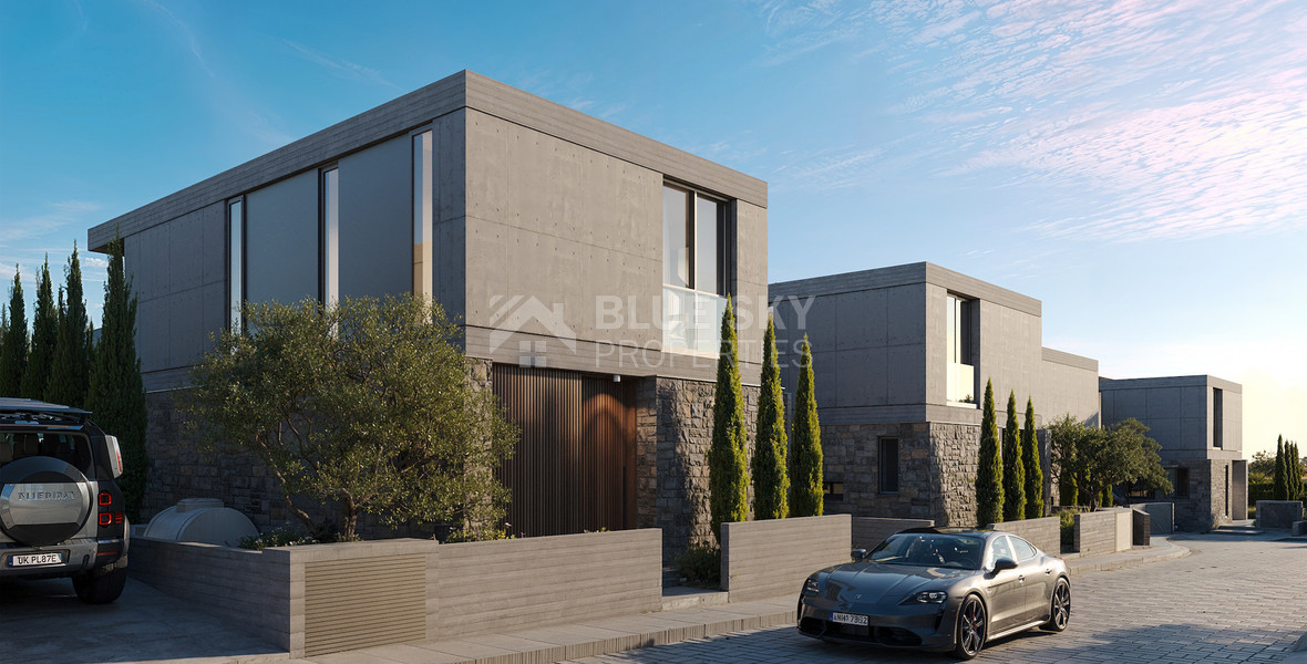 Modern Luxury three bedroom Villas for Sale in Geroskipou, Paphos – Sustainable Gated Community with Private Pool