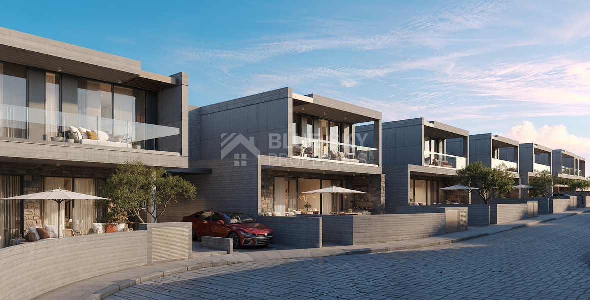 Modern Luxury three bedroom Villas for Sale in Geroskipou, Paphos – Sustainable Gated Community with Private Pool