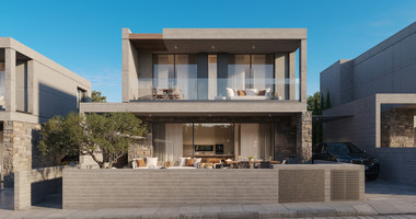 Modern Luxury three bedroom Villas for Sale in Geroskipou, Paphos – Sustainable Gated Community with Private Pool