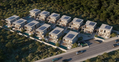 Modern Luxury three bedroom Villas for Sale in Geroskipou, Paphos – Sustainable Gated Community with Private Pool
