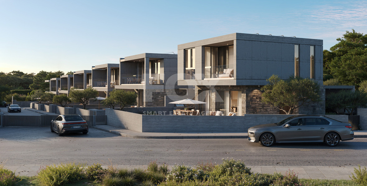 Modern Luxury three bedroom Villas for Sale in Geroskipou, Paphos – Sustainable Gated Community with Private Pool