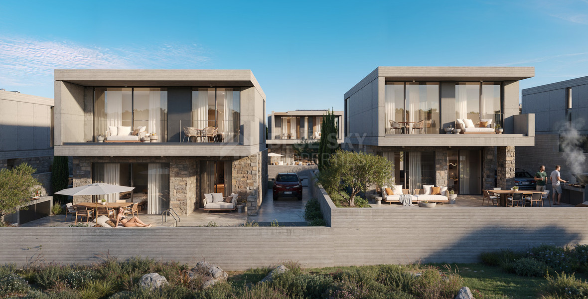 Three-Bedroom Luxury Villa for Sale in Geroskipou, Paphos – Private Pool(optional) and Smart Home