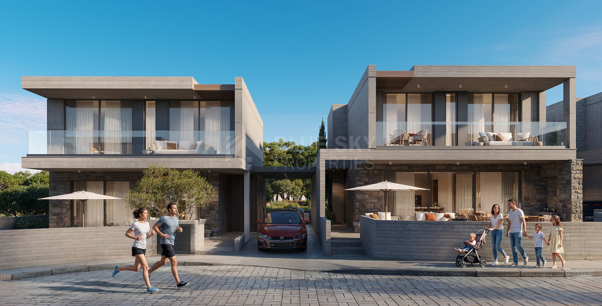 Three-Bedroom Luxury Villa for Sale in Geroskipou, Paphos – Private Pool(optional) and Smart Home