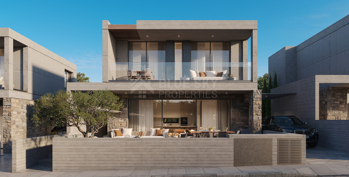 Three-Bedroom Luxury Villa for Sale in Geroskipou, Paphos – Private Pool(optional) and Smart Home