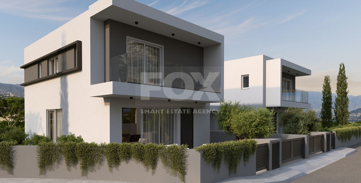 For Sale Spacious 3-Bedroom Off-Plan House with Private Green Area in Akrounda, Limassol