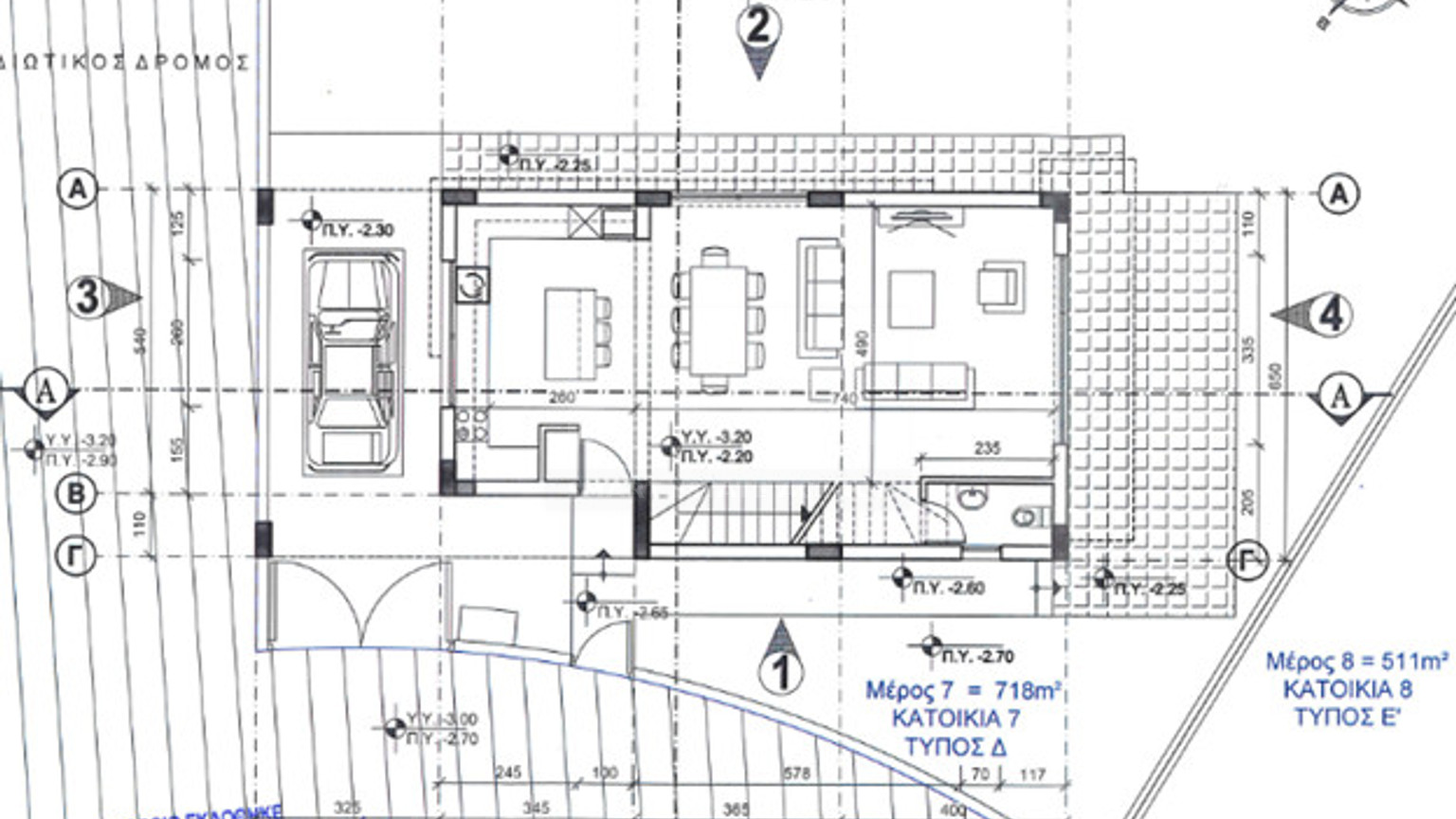 For Sale 3-Bedroom Off-Plan House with Extensive Green Land Area in Akrounda, Limassol