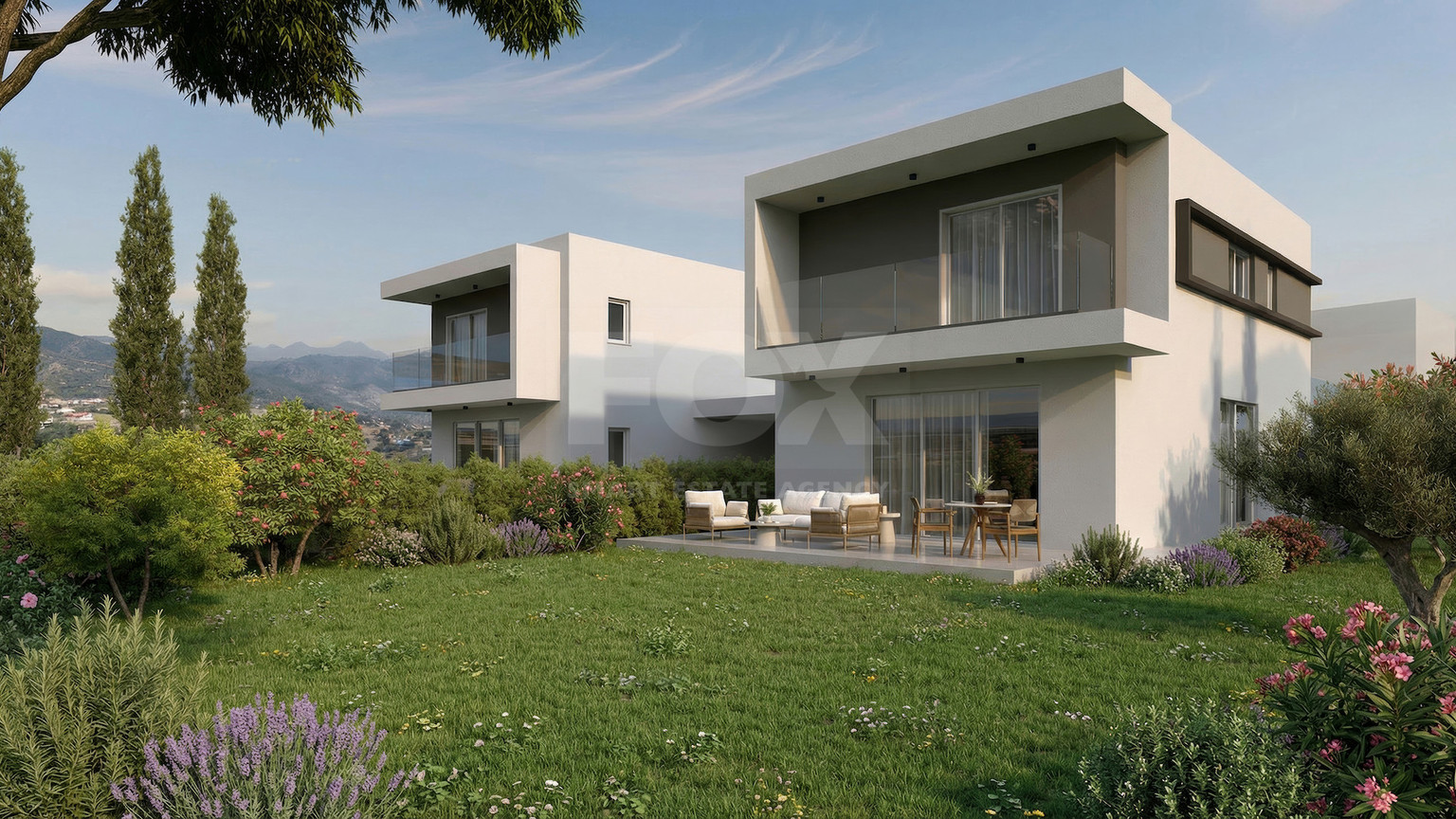 For Sale 3-Bedroom Off-Plan House with Extensive Green Land Area in Akrounda, Limassol