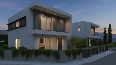 For Sale 3-Bedroom Off-Plan House with Extensive Green Land Area in Akrounda, Limassol