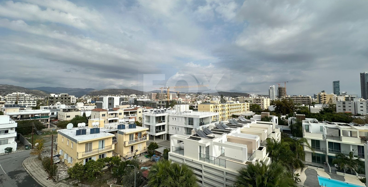 Luxury 2 Bedroom Penthouse with Panoramic Views, Rooftop & Pool For Sale in Germasogeia, Limassol