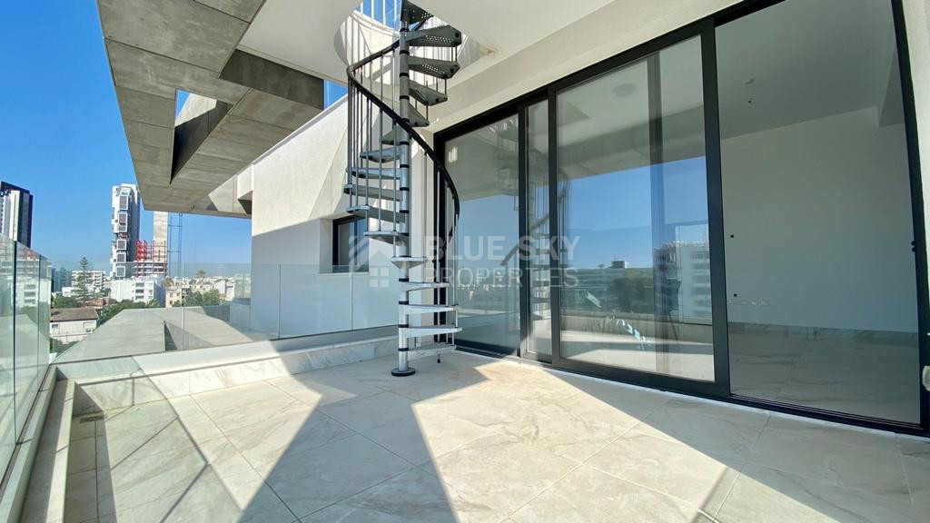 Brand New 2 Bedroom Penthouse with Panoramic Views, Rooftop & Pool For Sale in Germasogeia, limassol