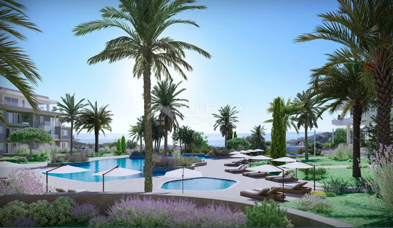 Great offer for sale,  two Bedroom Apartment fully furnished with Sea Views in Chloraka, Paphos.