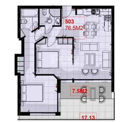 Two-Bedroom Apartment for Sale in Chloraka, Paphos – Modern Living with Garden & Terrace