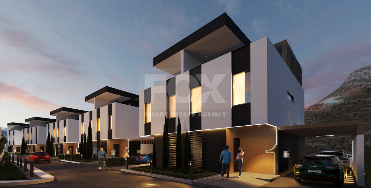 Luxury Townhouses with Mountain Views for sale in Germasogeia, Limassol