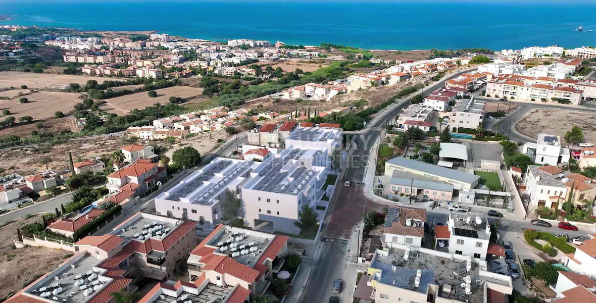 Modern two bedroom Apartment for Sale , with Covered Parking in Chloraka area of Paphos