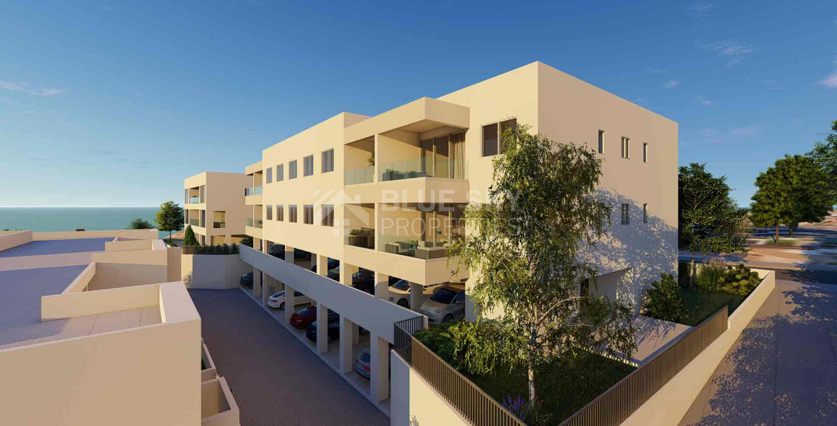 Modern two bedroom Apartment for Sale , with Covered Parking in Chloraka area of Paphos
