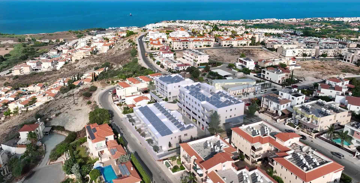Modern two bedroom Apartment for Sale , with Covered Parking in Chloraka area of Paphos