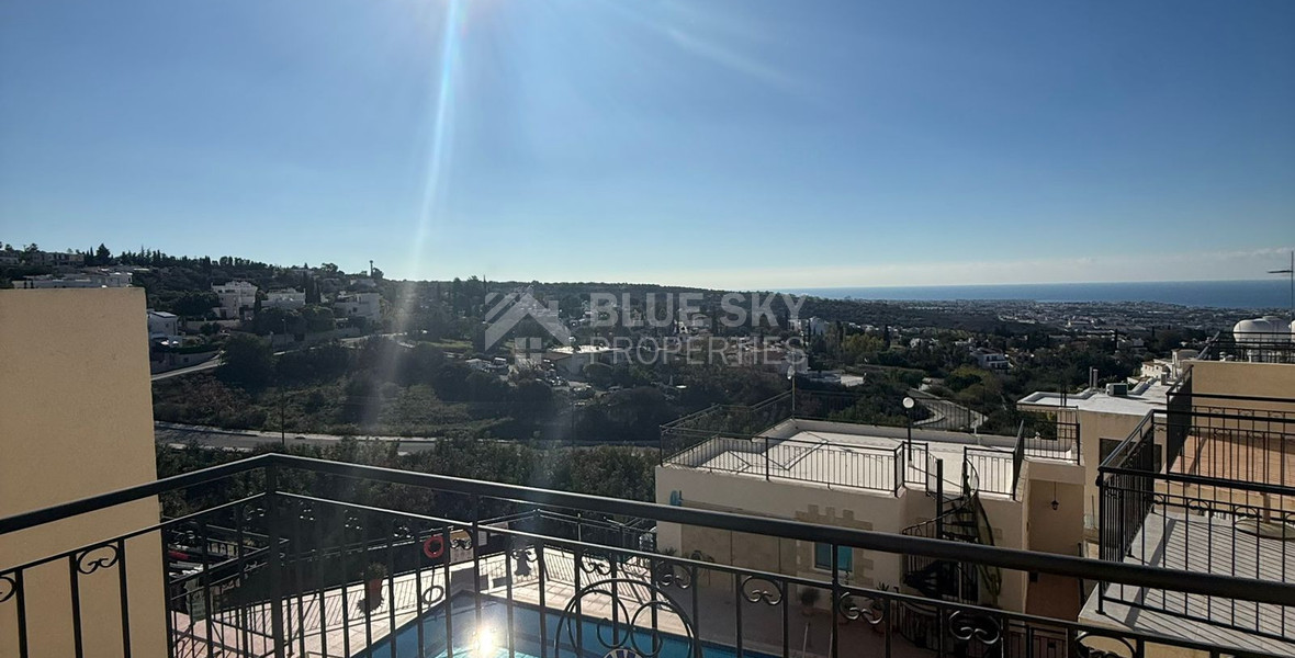 For Rent Fully Furnished Penthouse Apartment in Peaceful Tala, Paphos