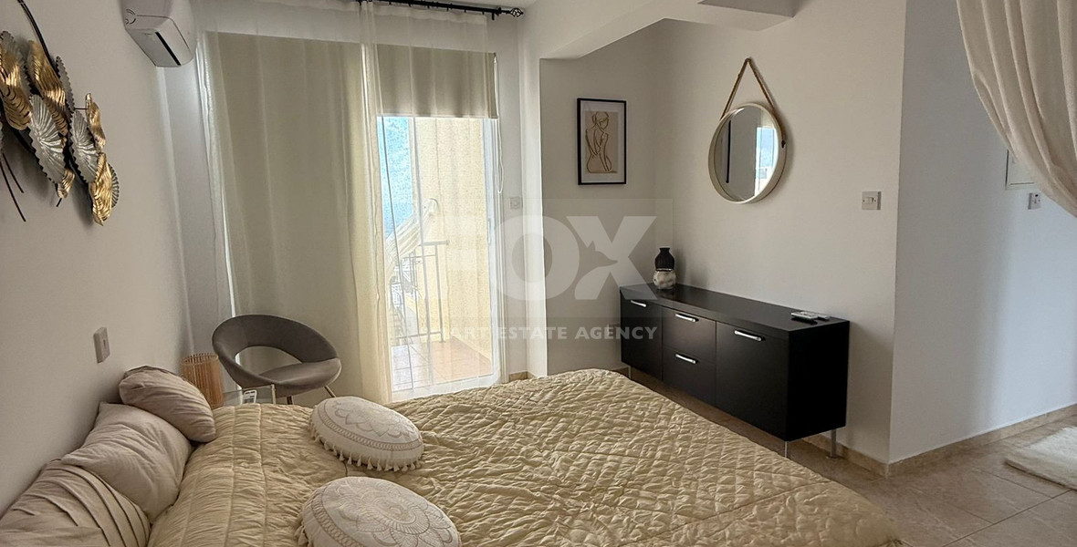 For Rent Fully Furnished Penthouse Apartment in Peaceful Tala, Paphos