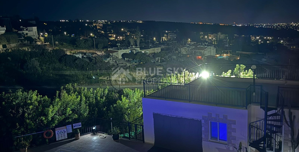 For Rent Fully Furnished Penthouse Apartment in Peaceful Tala, Paphos