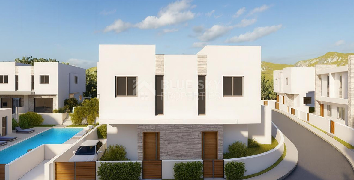 Three Bedroom Modern Villas for Sale in Pegeia, Paphos – Prime Coastal Location