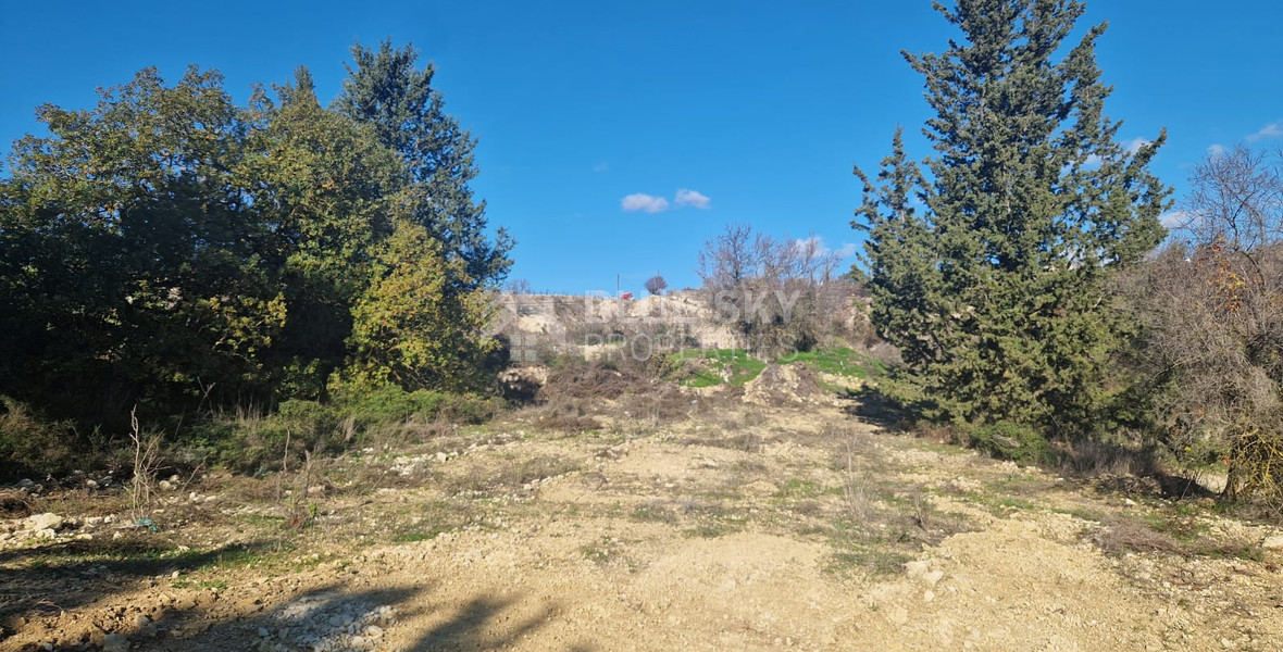 Large 1338 m2 Field for Sale in Tsada