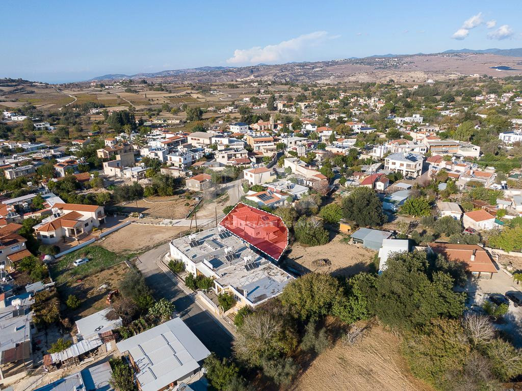For sale, detached three-bedroom house with a private swimming pool located in the peaceful village of Polemi, in the Paphos district