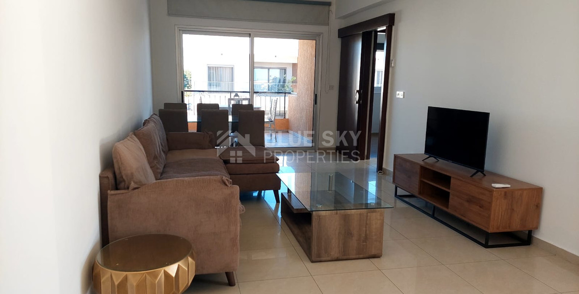 Spacious Fully Furnished Two Bedroom Apartment in Serene Erimi For Rent