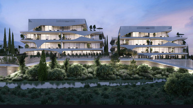 Spacious Four-Bedroom Penthouse with private Roof Garden Near Amathus, Limassol