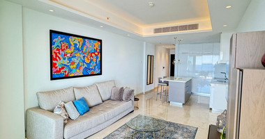 Prestigious two-bedroom apartment for sale in Pyrgos tourist area