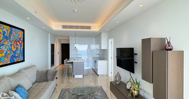 Prestigious two-bedroom apartment for sale in Pyrgos tourist area