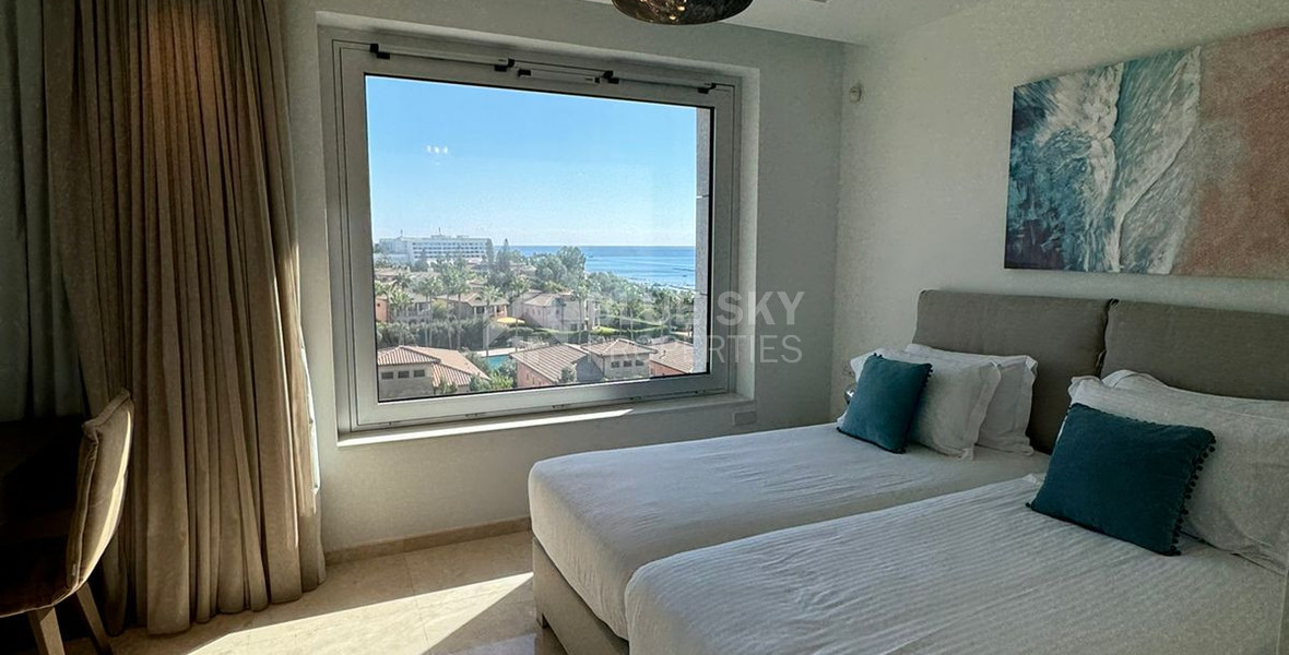 Prestigious two-bedroom apartment for sale in Pyrgos tourist area