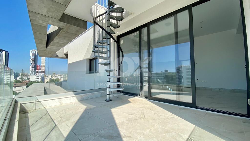 Spacious 3-Bedroom Penthouse with Rooftop Terrace & Mountain Views For Sale in Germasogeia,  Limassol