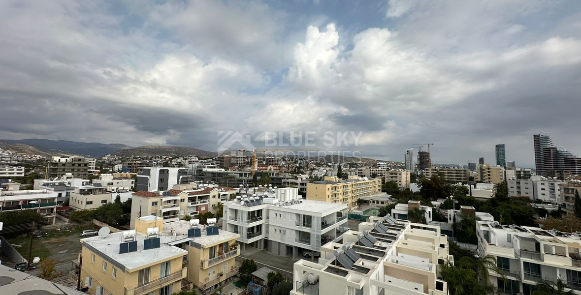 Spacious 3-Bedroom Penthouse with Rooftop Terrace & Mountain Views For Sale in Germasogeia,  Limassol