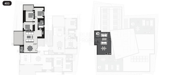 Spacious 3-Bedroom Penthouse with Rooftop Terrace & Mountain Views For Sale in Germasogeia,  Limassol