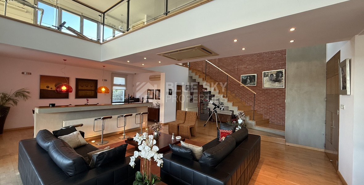 For Rent Elegant four-Bedroom Bespoke Residence in Agios Athanasios below the highway within walking distance to all amenities and easy access to schools.