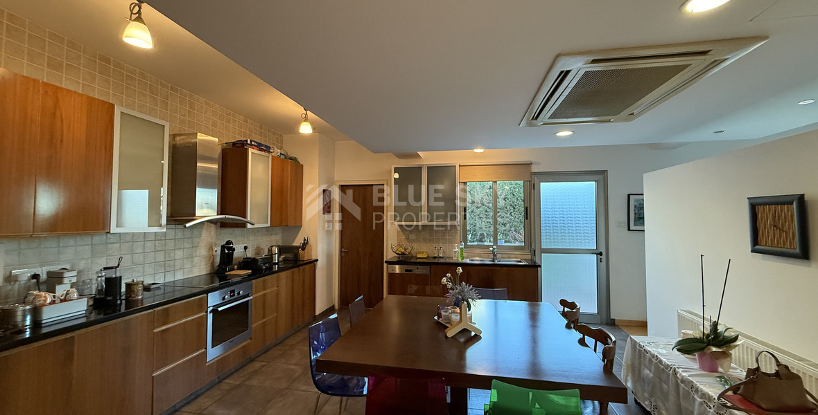 For Rent Elegant four-Bedroom Bespoke Residence in Agios Athanasios below the highway within walking distance to all amenities and easy access to schools.