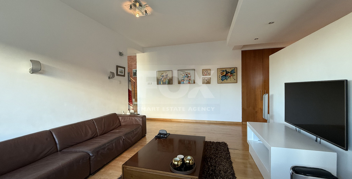 For Rent Elegant four-Bedroom Bespoke Residence in Agios Athanasios below the highway within walking distance to all amenities and easy access to schools.