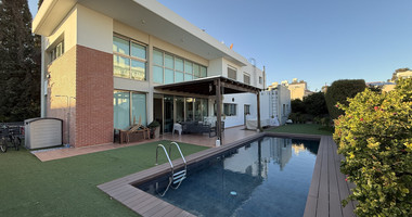 For Rent Elegant four-Bedroom Bespoke Residence in Agios Athanasios below the highway within walking distance to all amenities and easy access to schools.