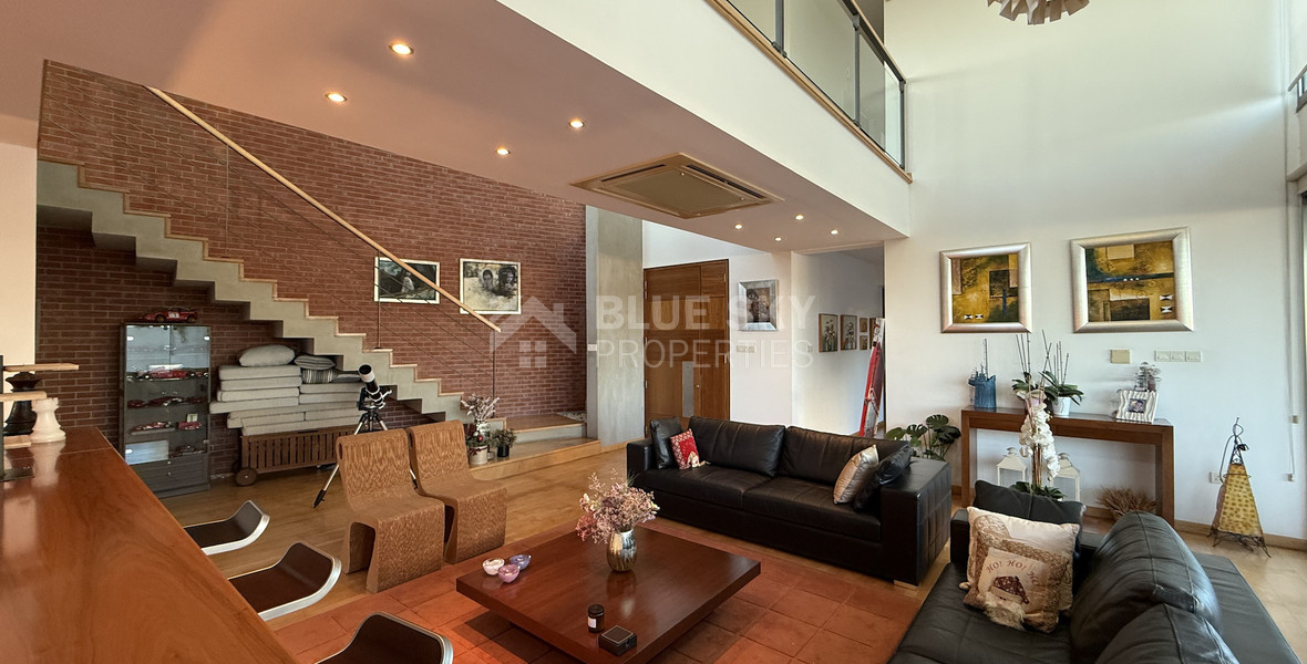 For Rent Elegant four-Bedroom Bespoke Residence in Agios Athanasios below the highway within walking distance to all amenities and easy access to schools.