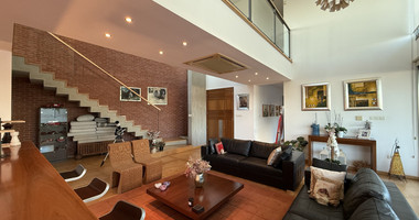 For Rent Elegant four-Bedroom Bespoke Residence in Agios Athanasios below the highway within walking distance to all amenities and easy access to schools.