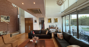 For Rent Elegant four-Bedroom Bespoke Residence in Agios Athanasios below the highway within walking distance to all amenities and easy access to schools.