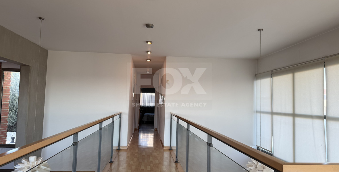 For Rent Elegant four-Bedroom Bespoke Residence in Agios Athanasios below the highway within walking distance to all amenities and easy access to schools.