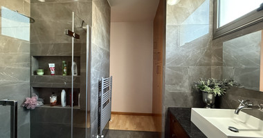 For Rent Elegant four-Bedroom Bespoke Residence in Agios Athanasios below the highway within walking distance to all amenities and easy access to schools.
