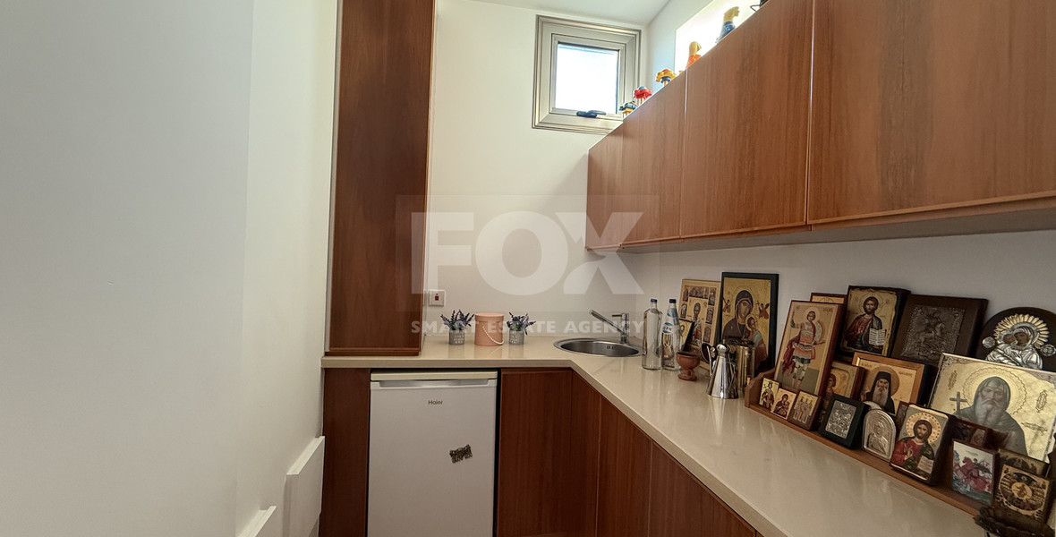 For Rent Elegant four-Bedroom Bespoke Residence in Agios Athanasios below the highway within walking distance to all amenities and easy access to schools.