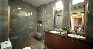 For Rent Elegant four-Bedroom Bespoke Residence in Agios Athanasios below the highway within walking distance to all amenities and easy access to schools.