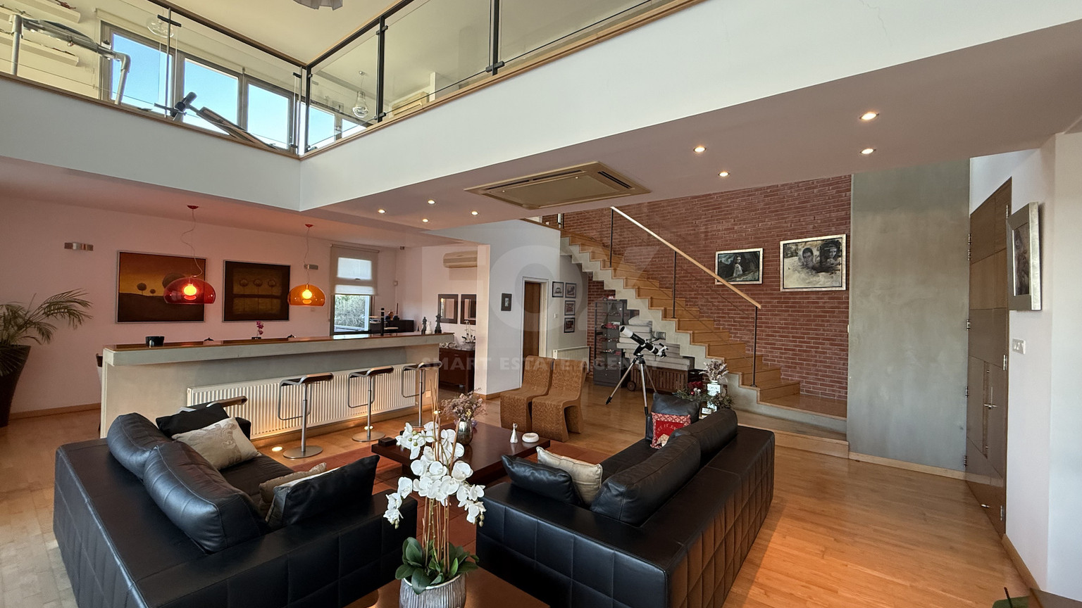 For Rent Elegant four-Bedroom Bespoke Residence in Agios Athanasios below the highway within walking distance to all amenities and easy access to schools.
