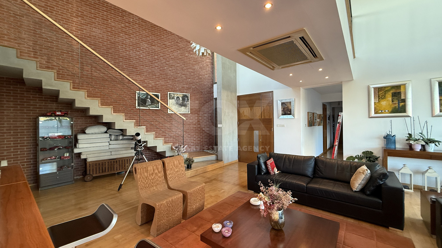 For Rent Elegant four-Bedroom Bespoke Residence in Agios Athanasios below the highway within walking distance to all amenities and easy access to schools.