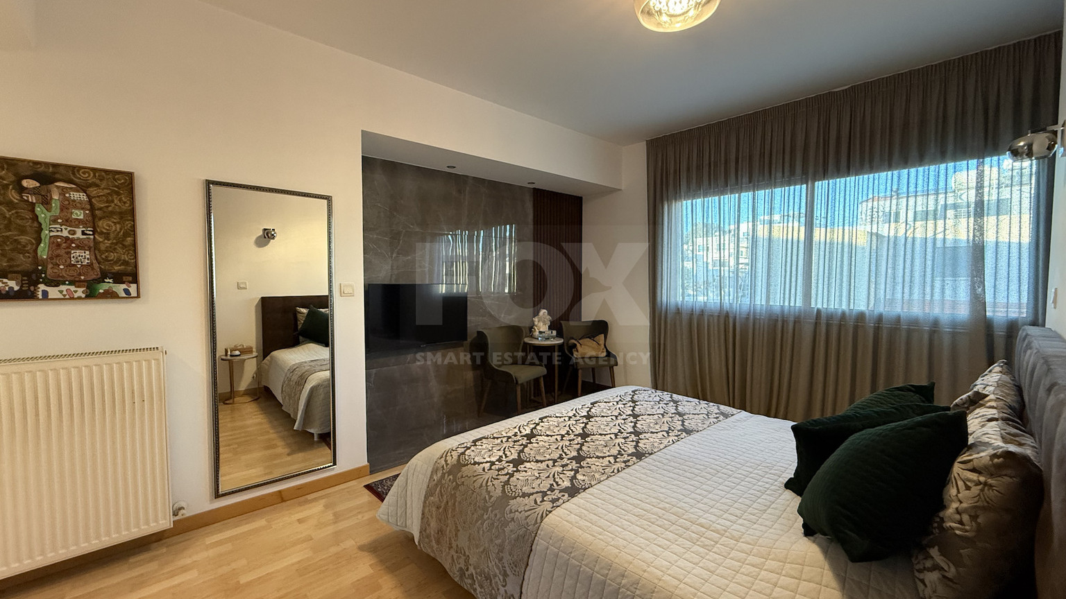 For Rent Elegant four-Bedroom Bespoke Residence in Agios Athanasios below the highway within walking distance to all amenities and easy access to schools.