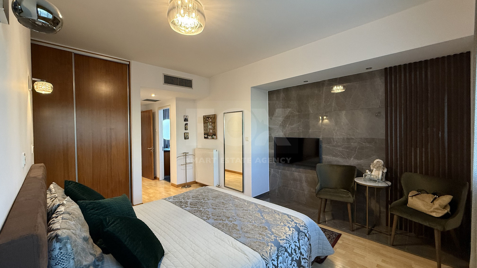 For Rent Elegant four-Bedroom Bespoke Residence in Agios Athanasios below the highway within walking distance to all amenities and easy access to schools.